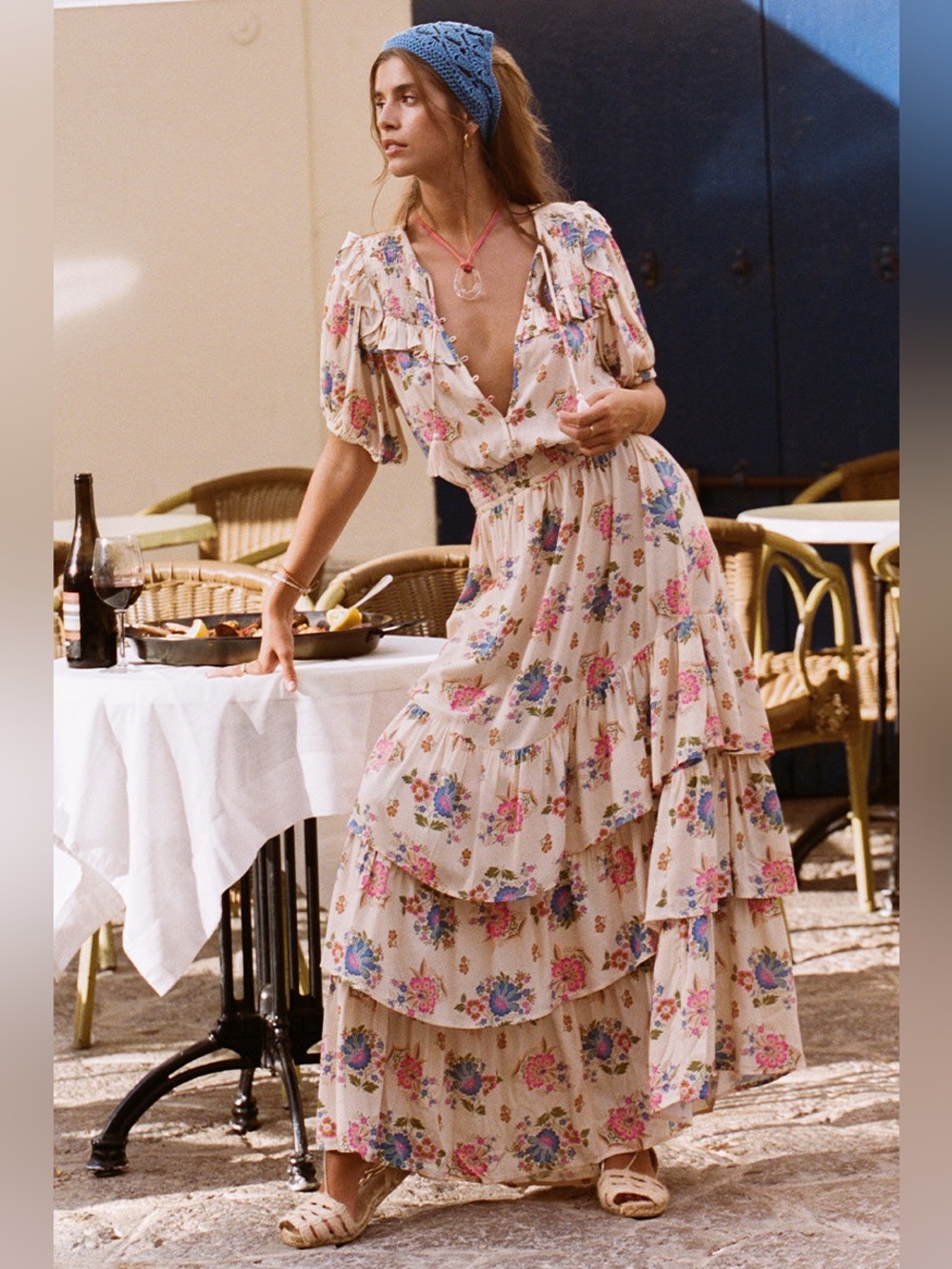 Spell Solstice Ruffle Dress Small - Picture 1 of 6